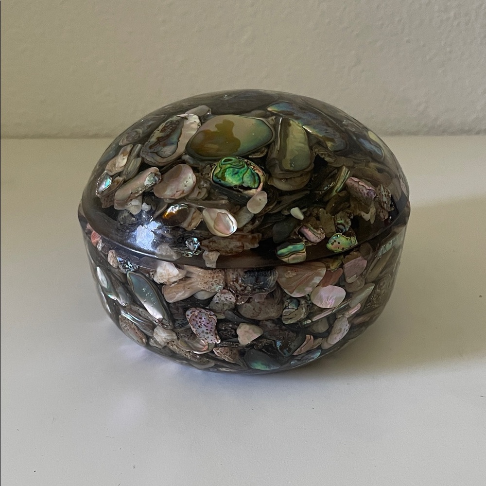 Decorative abalone  Shell Art Box